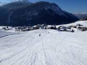 Leichte Piste am Rinnerlift in Rinnen