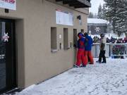 Gepflegter Kassenbereich