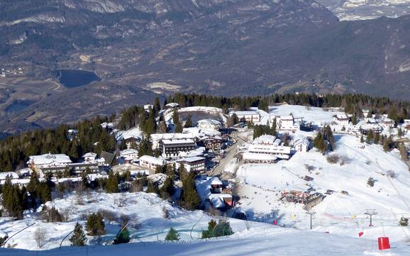 Gardaseeberge: Unterkunftsangebot der Skigebiete – Unterkunftsangebot Monte Bondone