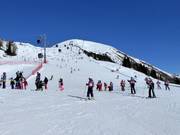 Leichte Piste Breiteben an der Gondelbahn Ski Express