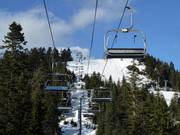 Peak Chair - 4er Sesselbahn fix geklemmt