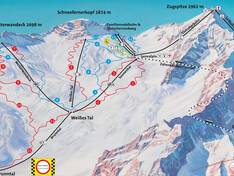 Pistenplan Zugspitze