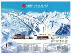 Pistenplan Duolemeidi Mountain Resort – Chongli