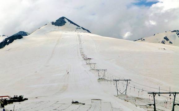 Höchstes Skigebiet in den Ostalpen – Skigebiet Stilfserjoch (Passo dello Stelvio)