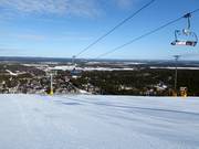 Front Slopes mit Blick auf Levi