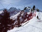 Sehr gute Pistenbegrenzung