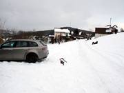 Nur begrenzte Parkmöglichkeiten