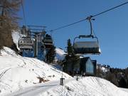 Obereggen-Oberholz - 4er Hochgeschwindigkeits-Sesselbahn (kuppelbar) mit Abdeckhauben