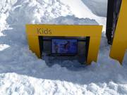 Informationen für Kids an der Bergstation der Standseilbahn