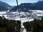 Talstation mit Unterkünften in Waidring