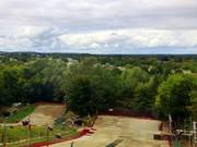 Blick auf die umliegende Landschaft