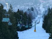 Hohenbogenbahn - 2er Sesselbahn fix geklemmt