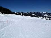 Leichte Talabfahrt Laucheren