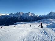 Leichte Abfahrt Schlivera an der Sesselbahn Nalus
