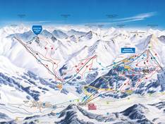 Pistenplan Nauders am Reschenpass – Bergkastel