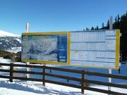 Informationstafel mit Preislisten