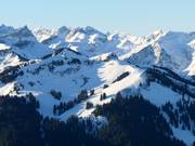 Blick auf den Bereich der Gundlifte