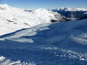 Ungesicherte Tiefschneehänge