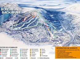 Pistenplan Borgafjäll