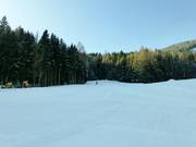 Oberer Teil blaue Abfahrt