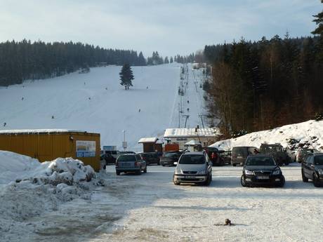 Oberfranken: Anfahrt in Skigebiete und Parken an Skigebieten – Anfahrt, Parken Klausenlifte – Mehlmeisel
