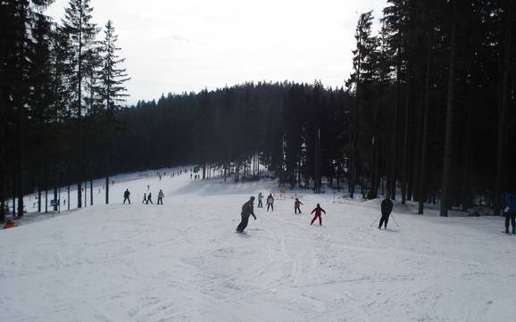 Skigebiete für Anfänger in der Südböhmischen Region (Jihočeský kraj) – Anfänger Lipno