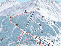 Pistenplan Aela – Maloja