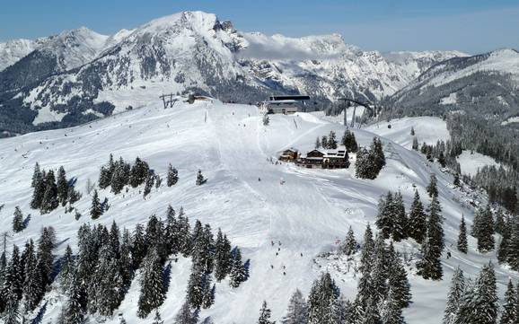 Größter Höhenunterschied im Bezirk Hallein – Skigebiet Dachstein West – Gosau/Russbach/Annaberg