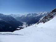 Breite Pisten und ein herrlicher Blick dominieren am Ankogel