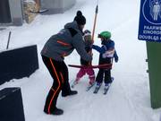 Aufmerksames Personal am Idealhanglift