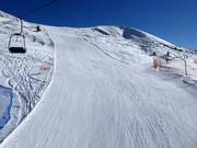 Der untere Teil der Mittager-Piste