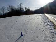 Förderband nahe der Talstation der 4er Sesselbahn