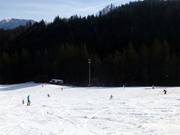 Mittelschwere Abfahrt am Südhanglift