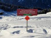 Informationen zur Skiroute nach Silbertal