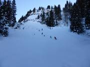 Schwere Piste Warmtobel