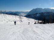 Start der Talabfahrt nach Tauplitz und Bad Mitterndorf
