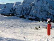 Unpräparierte Abfahrt Droset