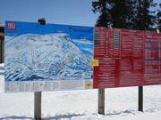 Pisteninformation an der Talstation