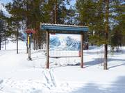 Pistenplan im Skigebiet Tandådalen/Hundfjället