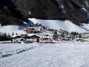 Ort Vals am Skigebiet