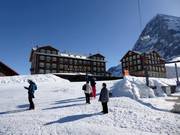 Hotel Bellevue direkt auf der Kleinen Scheidegg