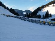 Schneekanonenlager in Söll