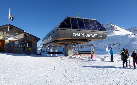 Skilifte/Seilbahnen Monte Bianco (Mont Blanc) – Lifte/Seilbahnen Espace San Bernardo – La Rosière/La Thuile