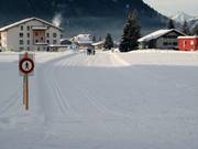 Bestens präparierte Loipe in Davos Klosters