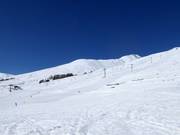 Blick auf die schwere Piste Buera