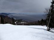 Schwere Piste hinunter zum Sankt-Lorenz-Strom