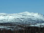 Blick auf das Skigebiet Abisko