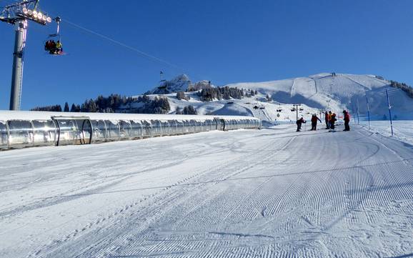 Skigebiete für Anfänger im Kanton Waadt – Anfänger Villars/Gryon/Les Diablerets