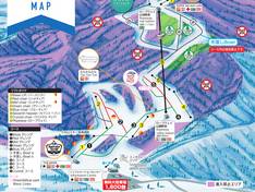 Pistenplan Ryuoo Ski Park