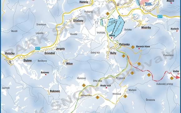 Langlauf Starohorské vrchy – Langlauf Donovaly (Park Snow)